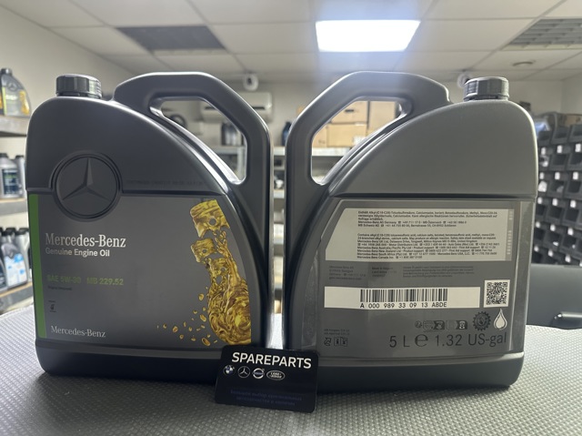 Óleo para motor A000989330913ABDE Mercedes
