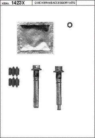 QB1131423X Quick Brake Guia superior de suporte traseiro