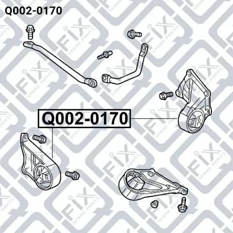 Coxim (suporte) esquerdo de motor Q-fix Q0020170 preço, a partir de 35,72 USD