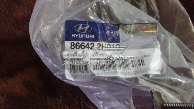 Consola de reforçador do pára-choque traseiro 866422H010 Hyundai/Kia