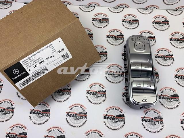 Compre A16790599037N49 Mercedes Unidade de botões dianteira esquerda de controlo de elevador de vidro