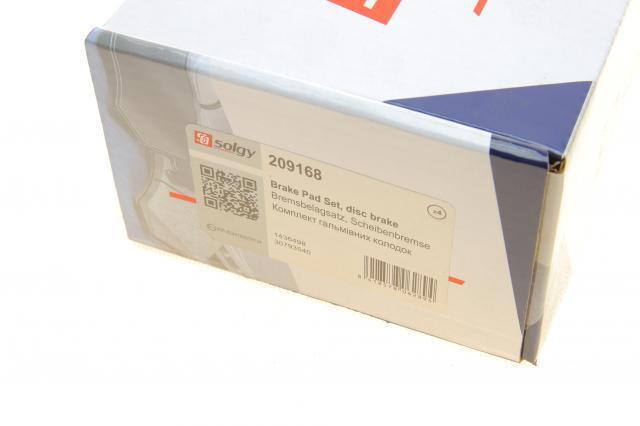 Sapatas do freio dianteiras de disco Solgy 209168 preço, a partir de 34,35 USD