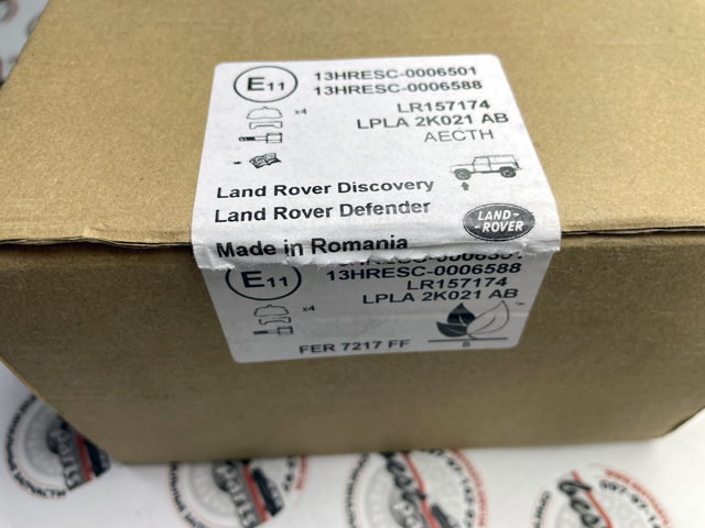 LR157174 Land Rover Sapatas do freio dianteiras de disco