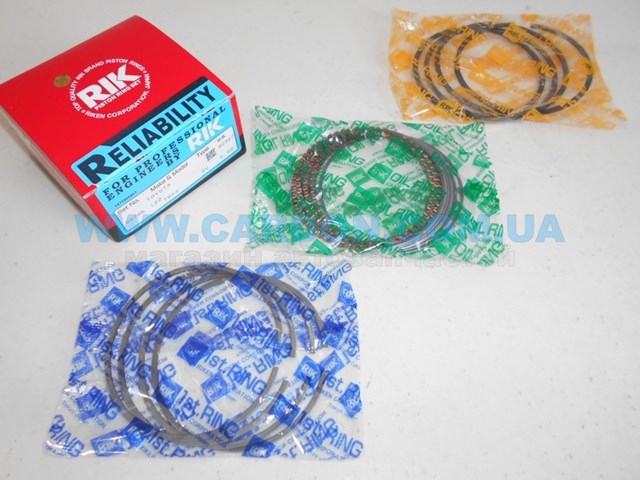 Kit de anéis de pistão de motor, 2ª reparação ( + 0,50) 28785050 Riken