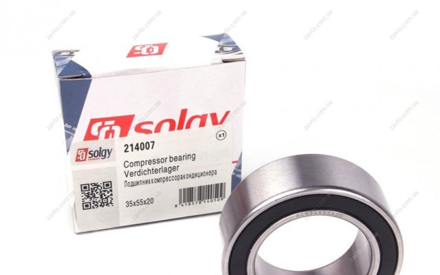 Rolamento de acoplamento do compressor de aparelho de ar condicionado 214007 Solgy