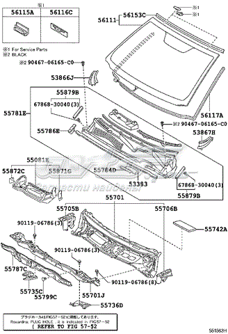 5610142131 Toyota Pára-brisas