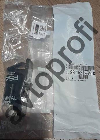 9815225980 Peugeot/Citroen Lanterna da luz de fundo de matrícula traseira