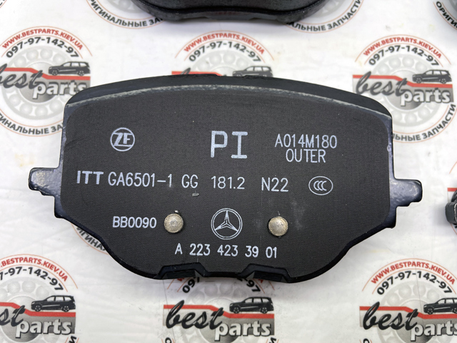 Compre 0004209605 Mercedes Sapatas do freio traseiras de disco