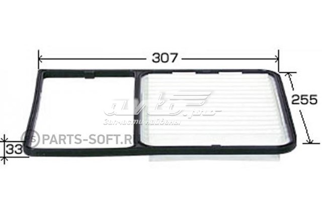A1016 JS Asakashi Filtro de ar