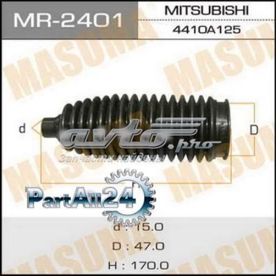 Bota de proteção do mecanismo de direção (de cremalheira) Masuma MR2401 preço, a partir de 11,07 USD
