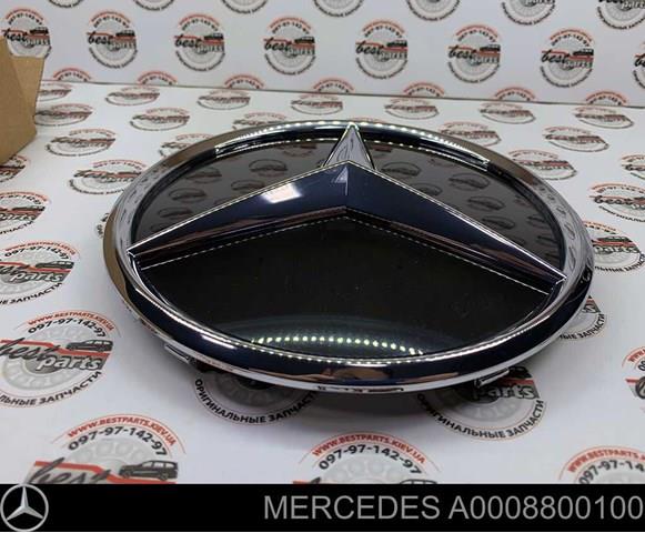 Consola de emblema de grelha do radiador A0008800100 Mercedes