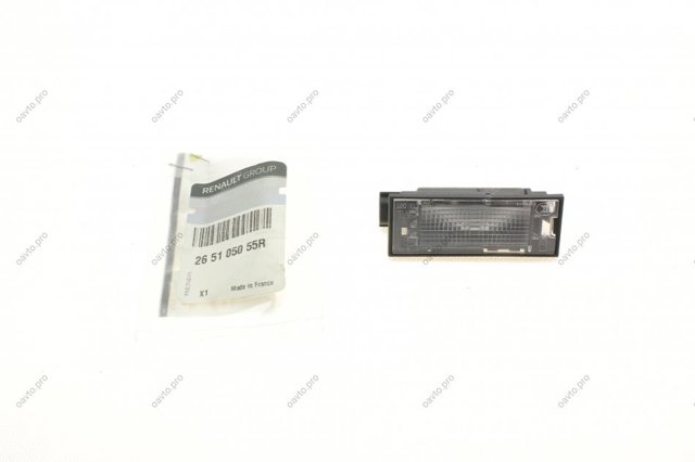 Lanterna da luz de fundo de matrícula traseira Renault (RVI) 265105055R preço, a partir de 42,00 USD
