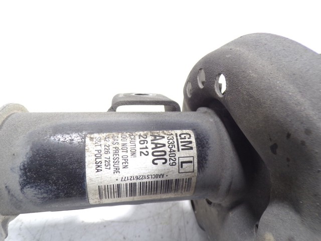 Amortecedor dianteiro esquerdo 13474017 Opel