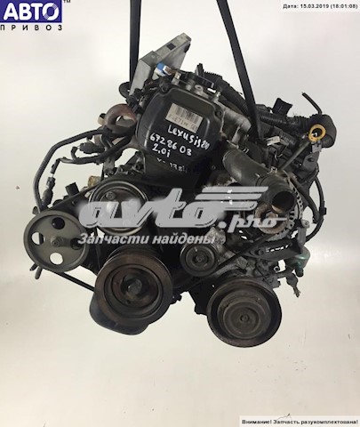 1GFE Toyota Motor montado