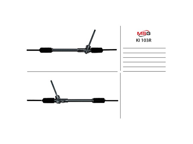 Cremalheira da direção MSG Rebuilding KI101R preço, a partir de 108,54 USD