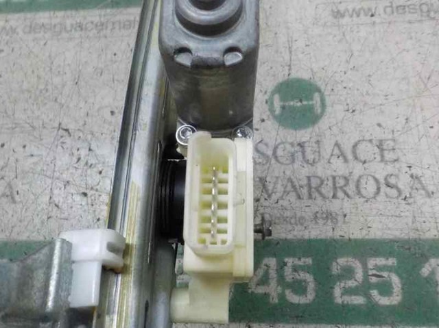 9816273680 Peugeot/Citroen Mecanismo de acionamento de vidro da porta traseira esquerda