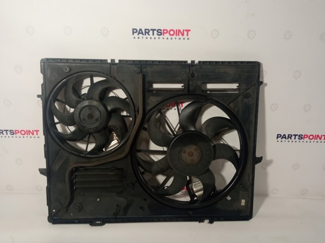 Compre 7L0121203 VAG Difusor do radiador de esfriamento, montado com motor e roda de aletas