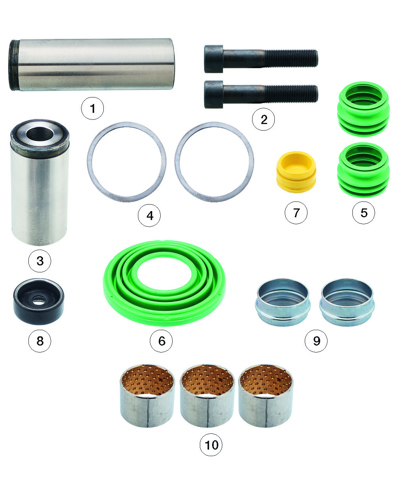 81508226038 MAN Kit de reparação de suporte do freio dianteiro
