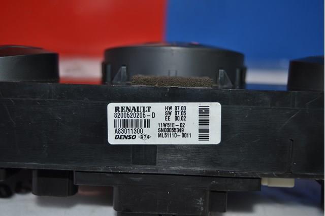 8200520205 Renault (RVI) Unidade de controlo dos modos de aquecimento/condicionamento