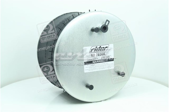 Coxim pneumático (suspensão de lâminas pneumática) do eixo traseiro RD7836K Rider
