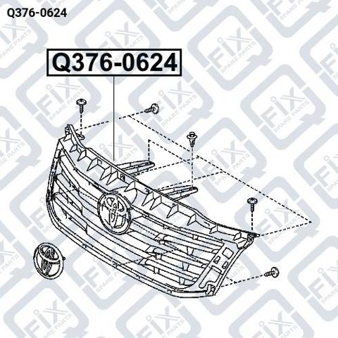 Compre 531110K670 Toyota Grelha do radiador