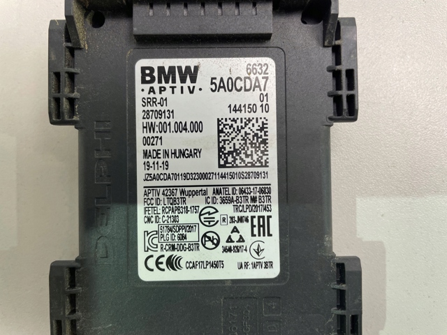 5A0CDA7 BMW Sensor traseiro de controlo da zona morta