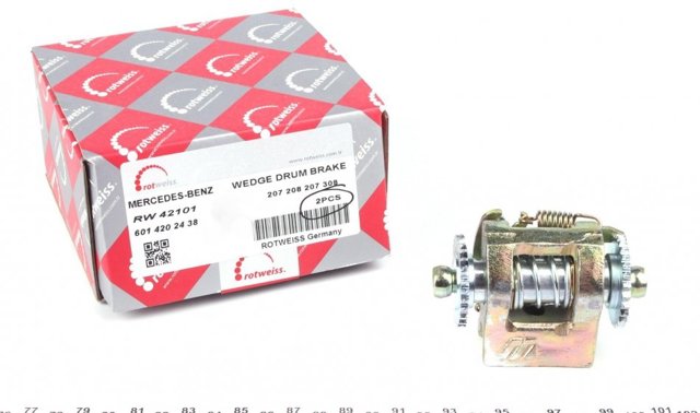 Compre RW42101 Rotweiss Mecanismo de aproximação (de auto-aproximação) das sapatas de tambor (kit de reparação levadiça)