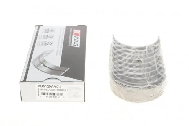 Folhas inseridas principais de cambota, kit, 1ª reparação ( + 0,25) MB5129AM03 King