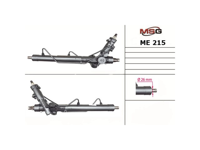 ME214R MSG Rebuilding Cremalheira da direção