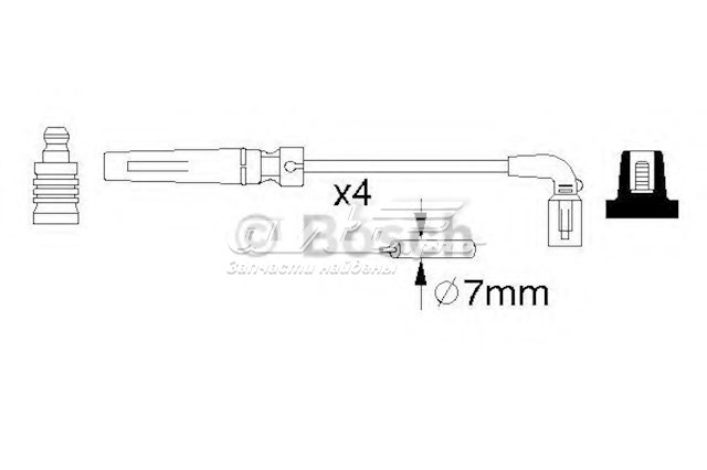 Compre 986356987 Bosch Fios de alta voltagem, kit