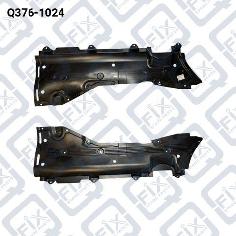 Proteção de fundo esquerda A1676803100 Mercedes