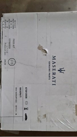 Sapatas do freio dianteiras de disco Maserati 673012038 preço, a partir de 1053,95 USD