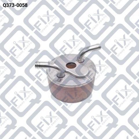 Q3730058 Q-fix Radiador de óleo (frigorífico), debaixo de filtro
