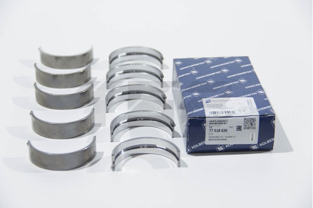 Folhas inseridas principais de cambota, kit, 3ª reparação ( + 0,75) Kolbenschmidt 77518630