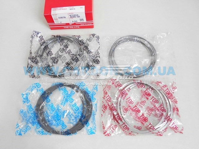 Kit de anéis de pistão de motor, 2ª reparação ( + 0,50) TPR 33979050 preço, a partir de 96,47 USD
