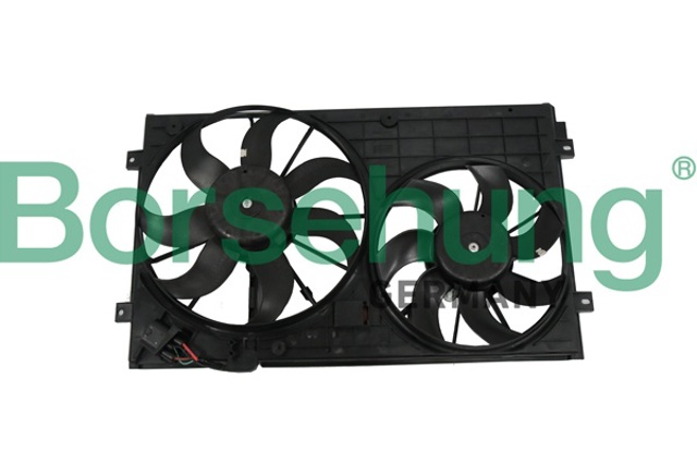 B11498 Borsehung Ventilador elétrico de esfriamento montado (motor + roda de aletas) esquerdo