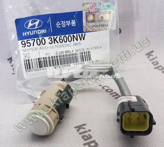 957003K600 Hyundai/Kia Sensor traseiro de sinalização de estacionamento (sensor de estacionamento)