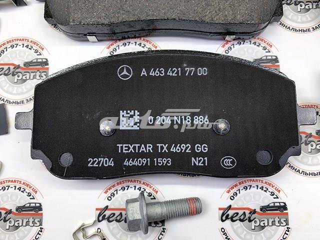 Compre A0004203905 Mercedes Sapatas do freio dianteiras de disco