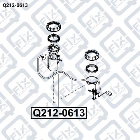 Q2120613 Q-fix Sensor do nível de combustível no tanque