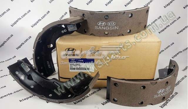 Sapatas do freio traseiras de tambor 5830545A53 Hyundai/Kia