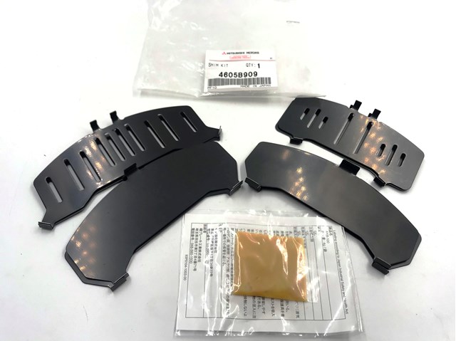 Compre 4605B909 Mitsubishi Chapa anti-ruído de fixação do freio de sapata dianteira