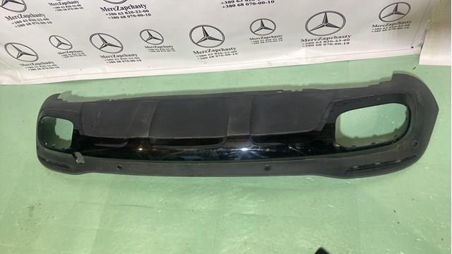 Moldura central do pára-choque traseiro A1678853103 Mercedes