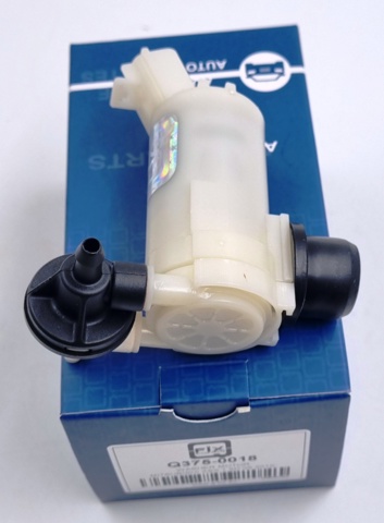Q3750018 Q-fix Bomba de motor de fluido para lavador de vidro dianteiro/traseiro