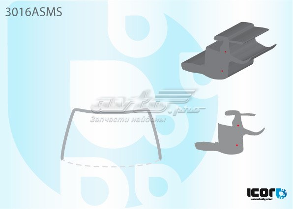 Compactador de pára-brisas GS1704P120X FPS