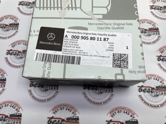 Sensor dianteiro de óxidos de nitrogênio NOX Mercedes 000905801187
