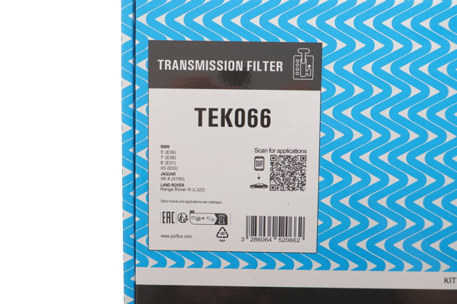 Filtro da Caixa Automática de Mudança TEK066 Purflux
