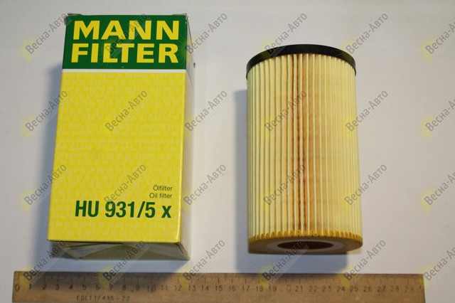 HU9315X Mann-Filter Filtro de óleo