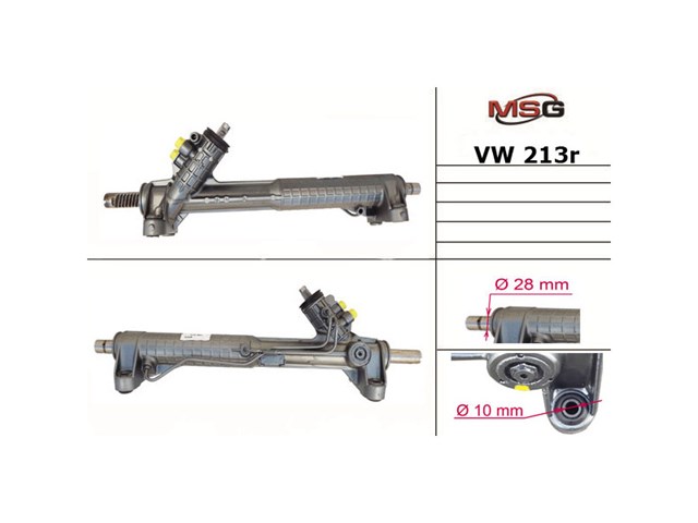 Cremalheira da direção VW213R MSG Rebuilding