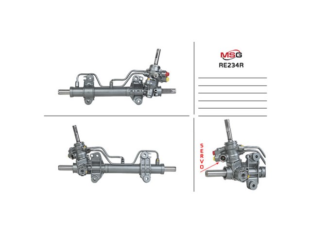 RE229R MSG Rebuilding Cremalheira da direção