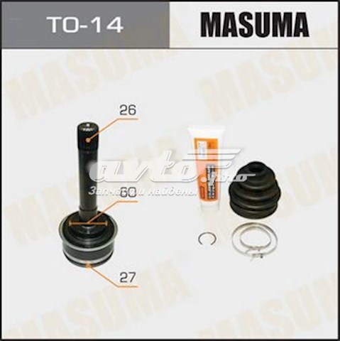 Compre TO14 Masuma Junta homocinética externa dianteira